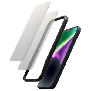 �G���R�� 2������ iPhone 16e / 14 / 13 �K���X�t�B���� �d�x10H Dragontrail(R)X �����K���X �w��h�~ ���E���h�G�b�W���H �\��₷�� �ɔ� ��U�h�~�݌v �K�C�h�g�t�� PMWA22AFLGDTW