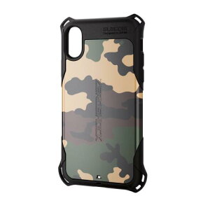 �G���R�� iPhone X �P�[�X �J�o�[ �Ռ��z�� �������̏Ռ�����{�̂���� ZEROSHOCK �X�^���_�[�h �Ռ��z�� �t�B�����t �Z���^�[���[������ PM-A17XZEROT1