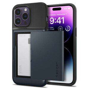 Spigen iPhone14ProMax P[X J[h 蒠^ [P[X 2d\ ϏՌ ČRMILKi擾 h~ IC J[h |Pbg pXP[X XEA[}[ CS ACS04838 (^EX[g)