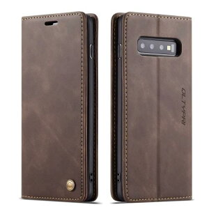 QLTYPRI Samsung Galaxy S10 Plus P[X 蒠^ PU U[ }Olbg J[h[ Sʕی ^ ϏՌ u Qi[dΉ  lC - R[q[