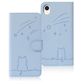 Rosbtib Galaxy A22 5G ケース 手帳型 日本版 docomo SC-56B ケース 流れ星子猫 ギャラクシー A22 5G ケース カバー 可愛い 猫柄 ギャラクシーsc56bケース 財布型 耐衝撃 携帯カバー カード収納 Galaxy A22 5G スマホケース オシャレ 軽量 耐久性 スタンド機能 PUレザー 内蔵