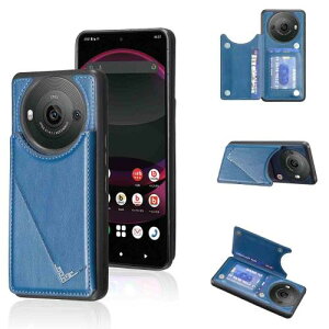 Anrek�݊��� SHARP AQUOS R8 Pro/docomo SH-51D / SoftBank A301SH �p �V�^ �w�� �J�[�h�P�[�X�i�l�C�r�[�u���[) �A�N�I�Xr8�v�� �X�}�z�P�[�X �J�[�h���[ ���u���@�\ �g�уJ�o�[ �V���[�vr8pro BLUE