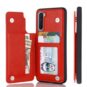 Anrek�݊��� One Plus Nord �p �P�[�X �蒠�^�i���b�h�j��� �v���X �m�[�� ���� PU�v ���΋z�� �|�P�b �Ў葀��w�� IC �J�[�h ���[ ���u���@�\ �P�[�X oneplus nord �ԐF