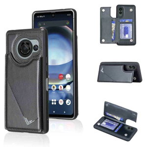 Anrek�݊��� SHARP AQUOS R8 / docomo SH-52D �p �V�^ �w�� �J�[�h�P�[�X�i�u���b�N�j�A�N�I�Xr8 �h�R��sh52d �X�}�z�P�[�X �J�[�h���[ ���u���@�\ �g�уJ�o�[ �V���[�vr8 BLACK