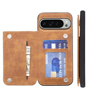 Anrek�݊��� Google Pixel 9 Pro XL �p �P�[�X �蒠�^�i���g���u���E���j���� PU�v ���΋z�� �|�P�b �Ў葀��w�� IC �J�[�h ���[ ���u���@�\ �P�[�X �O�[�O�� �s�N�Z��9�v��xl ������