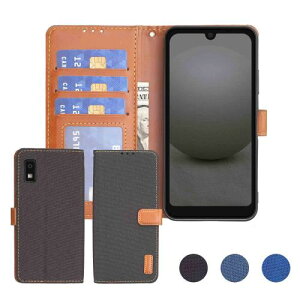 Anrek�݊��� AQUOS wish3/SH-53D/A302SH/A303SH �Ή� SHARP �f�j���ޗ� �蒠�P�[�X (�u���b�N) �A�N�I�X �E�B�b�V�� �X���[ �J�o�[ �蒠�^ �J�[�h���[ �T�C�h�}�O�l�b�g �X�^���h�@�\�t�� ���z�^ �P�[�X wis