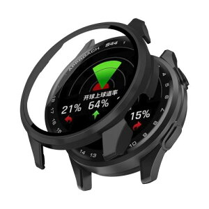 For GARMIN Approach S44 ��p�P�[�X�yHVUYAL�z��̌^ �����K���X �ی�J�o�[ �S�ʕی� �����K���X��� 9H�ی�t�B����+PC�J�o�[ �����ȒP �ϏՌ� �����ߗ� �w��h�~ (�u���b�N)