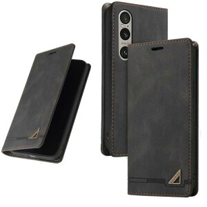 UnivoColors Sony Xperia 1 V(SO-51D/SOG10) 蒠^P[X  X^h@\ J[h[ }Olbg TPU\tgJo[ Sʕی Jی Ռz RFIDubLO  Jo[(ubN)