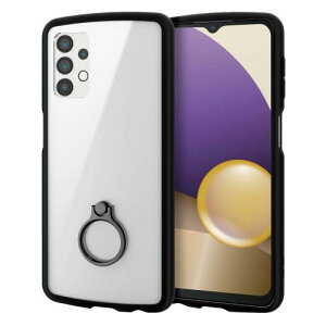 �G���R�� Galaxy 5G �n�C�u���b�h�P�[�X TOUGH SLIM LITE �t���[���J���[ �����O�t�� �u���b�N PM-G208TSLFCRBK A32 A52 PM-G214TSLFCRBK
