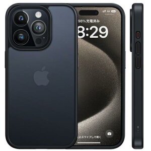 NIMASO P[X iPhone 15 Pro pX}zP[X ~ }bgdグ Sʕی ϏՌ ČRMILKi擾 CX[d  Jo[ Xgbvz[t ACtH 15 vi6.1C`jΉ X