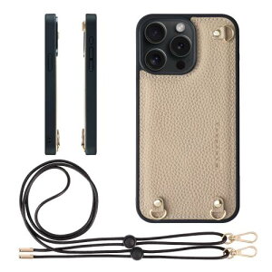 HANATORA for iPhone 15Promax �P�[�X MagSafe �Ή� �{�v �ϏՌ� �o���p�[�^ �X�}�z�P�[�X �X�}�z �V�����_�[�X�g���b�v �t�� �V�������N���U�[ �M�t�g �}�O�Z�[�t�Ή� �O���[�W�� D3GZ-15Promax-Grege