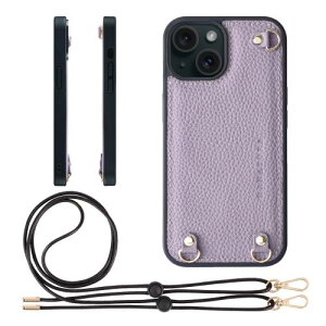 HANATORA for iPhone 15 �P�[�X MagSafe �Ή� �{�v �ϏՌ� �o���p�[�^ �X�}�z�P�[�X �X�}�z �V�����_�[�X�g���b�v �t�� �V�������N���U�[ �M�t�g �}�O�Z�[�t�Ή� �p�[�v�� D3GZ-15-Purple