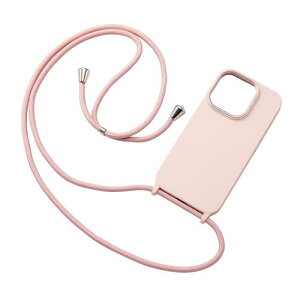 �G���R�� iPhone15 Pro �P�[�X me �V���R�� �V�����_�[�X�g���b�v�t�� �����h�~ PM-A23CSCSS