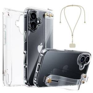 NIMASO iPhone16p P[X NA یP[X ϖh~ ϏՌ ČRMILKi SGSF Phone16Ή V_[ Xgbvt  X^h@\ CX[dΉ ACtH16Ήi6.1C