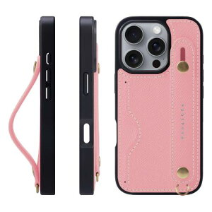 HANATORA for iPhone 16Pro �P�[�X �{�v �ϏՌ� �w�ʃx���g �J�[�h�|�P�b�g �X�}�z�P�[�X �X�}�z �X�^���h�@�\ �l�b�N �X�g���b�v �t�� �G���{�X���U�[ �M�t�g �}�O�l�b�g�Ȃ� �s���N NCGH-16Pro-Pink