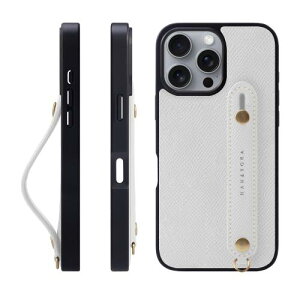 HANATORA for iPhone 16ProMax �P�[�X �{�v �ϏՌ� �w�ʃx���g �X�}�z�P�[�X �X�}�z �X�^���h�@�\ �l�b�N �X�g���b�v �t�� �G���{�X���U�[ �M�t�g �}�O�l�b�g�Ȃ� �z���C�g NGH-16ProMax-White