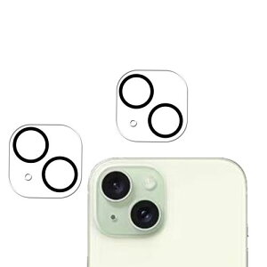 KPNS2枚セット日本素材製 強化ガラス i Phone15 / 15 Plus 用の カメラ保護 アイフォン15 / 15 プラス 用 カメラフィルム レンズ カバー 保護フィルム