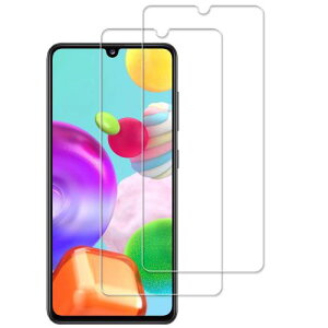 Galaxy A41 SC-41A SCV48 ガラス フィルム 強化 液晶 保護 ケース カバー2枚パックKPNS 日本旭硝子素材採用 硬度9H 超薄0.33mm 2.5D 耐衝撃 撥油性 超耐久 耐指紋 飛散防止処理