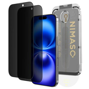 NIMASO `h~ iPhone 16 / iPhone 15 p KXtB Sʕی  o KX \tȒP یtB wh~ KChgt 2Zbg ACtH16/ACtH15 (6.1C