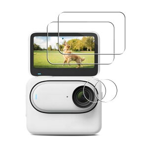 2+2���Z�b�g seninhi �Ή� Insta360 Go3S �K���X�t�B���� 2�� + �����Y�ی�t�B���� 2�� �t�� �ی�t�B���� �t�B���� �Ή� Insta360 Go3S �����K���X �J�o�[ ��� �V�[�g ���d�x9H �\��t���ȒP �����x�^�b