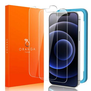 ORANGA iPhone 12 KXtB iPhone 12 Pro tB 6.1C` 2020 ŐVp݌v/Ȃ tیtB {Ɏq KX wh~ ߗ CA[ 3D TouchΉ / dx9H / ȒP