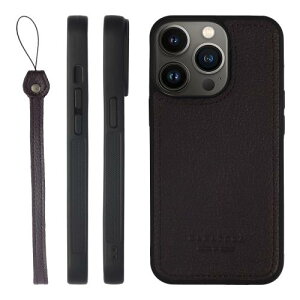 HANATORA for iPhone 13Pro �P�[�X �{�v ���{�� �ϏՌ� �X�}�z�P�[�X �X�}�z �X�g���b�v �t�� �V�������N�J�[�t���U�[ �M�t�g �}�O�l�b�g�Ȃ� �I�[�o�W�[�� SPGJP-13Pro-Aubergine