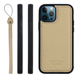 HANATORA iPhone12 12Pro P[X {v { ϏՌ X}zP[X X}z Xgbv t VNJ[tU[ Mtg }OlbgȂ x[W SPGJP-12Pro-Beige
