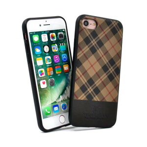 HANATORA iPhone 8/iPhone 7 Ή Tartan ^[^`FbN nCubhP[X(`R[g) H13-7-Chocolate