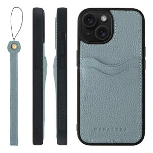 HANATORA for iPhone 15 �P�[�X �{�v �ϏՌ� �o���p�[�^ �X�}�z�P�[�X �X�}�z �X�g���b�v �t�� �V�������N���U�[ �M�t�g �u���[�O���[ CPGGZ-15-BlueGray