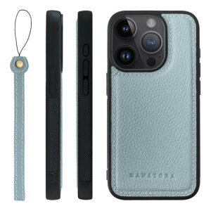 HANATORA for iPhone 15Pro �P�[�X �{�v �ϏՌ� �o���p�[�^ �X�}�z�P�[�X �X�}�z �X�g���b�v �t�� �V�������N���U�[ �M�t�g �u���[�O���[ SPGGZ-15Pro-BlueGray