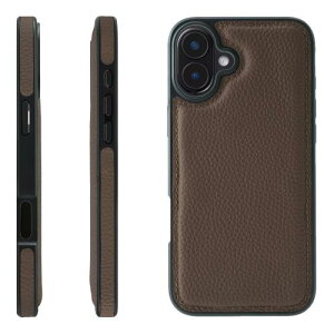 HANATORA for iPhone 16Plus �P�[�X �{�v �ϏՌ� �o���p�[�^ �X�}�z�P�[�X �X�}�z ���ʖ{�v �V�������N���U�[ �M�t�g �g�[�v WPG-16Plus-Taupe