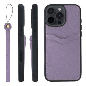 HANATORA for iPhone 16ProMax �P�[�X �{�v �ϏՌ� �o���p�[�^ �X�}�z�P�[�X �X�}�z �X�g���b�v �t�� �V�������N���U�[ �M�t�g �p�[�v�� CPGGZ-16ProMax-Purple