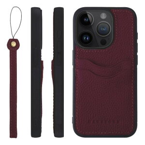 HANATORA iPhone15ProMax �P�[�X �{�v �ϏՌ� �o���p�[�^ �X�}�z�P�[�X �X�}�z �X�g���b�v �t�� �V�������N���U�[ �M�t�g ���C�� CPGGZ-15ProMax-Wine