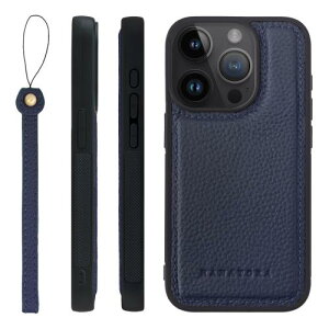 HANATORA for iPhone 15Pro �P�[�X �{�v �ϏՌ� �o���p�[�^ �X�}�z�P�[�X �X�}�z �X�g���b�v �t�� �V�������N���U�[ �M�t�g �l�C�r�[ SPGGZ-15Pro-Navy
