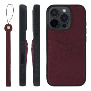 HANATORA for iPhone 16Pro �P�[�X �{�v �ϏՌ� �o���p�[�^ �X�}�z�P�[�X �X�}�z �X�g���b�v �t�� �V�������N���U�[ �M�t�g ���C�� CPGGZ-16Pro-Wine