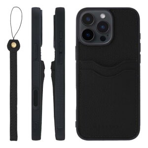 HANATORA for iPhone 16ProMax �P�[�X �{�v �ϏՌ� �o���p�[�^ �X�}�z�P�[�X �X�}�z �X�g���b�v �t�� �V�������N���U�[ �M�t�g �u���b�N CPGGZ-16ProMax-Black