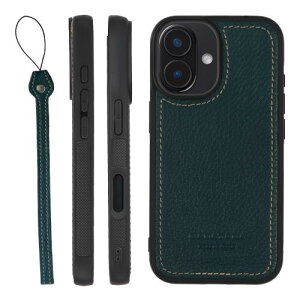 HANATORA for iPhone 16Plus �P�[�X �{�v ���{�� �ϏՌ� �X�}�z�P�[�X �X�}�z �X�g���b�v �t�� �V�������N�J�[�t���U�[ �M�t�g �}�O�l�b�g�Ȃ� �O���[�� SPGJP-16Plus-Green