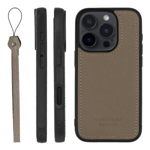 HANATORA for iPhone 16Pro �P�[�X �{�v ���{�� �ϏՌ� �X�}�z�P�[�X �X�}�z �X�g���b�v �t�� �V�������N�J�[�t���U�[ �M�t�g �}�O�l�b�g�Ȃ� �O���[�W�� SPGJP-16Pro-Grege