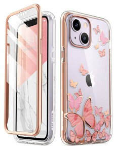 i-Blason iPhone14 Plus P[X 6.7C` 2022 Sʕی ϏՌ ČRMILKi擾 ʕیtB op[P[X̎Od\ ̌^ PC+TPUՌz S CX[dΉ   