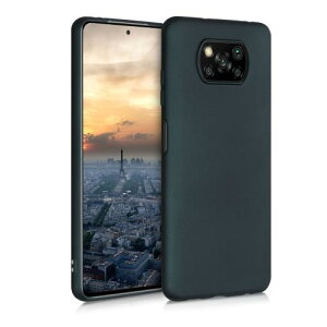 kwmobile �X�}�z�P�[�X Xiaomi Poco X3 NFC/Poco X3 Pro�Ή� �P�[�X - �ϏՌ� ����~�� �\�t�g TPU �V���R�� - �^�[�R�C�Y�O���[��