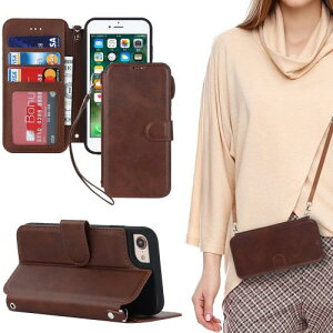 iPhone SE 第二世代 第三世代 適用 アイホン iPhone7 iPhone8 iPhoneSE 2020 2022 iPhone SE 第2世代 第3世代 通用 iPhone SE2 SE3 SE2022 se 2nd 3rd ケース 手帳型 ショルダー 両立 軽量化 ショルダーケース カードケー