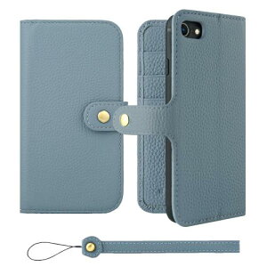 HANATORA iPhone8 7 SE3 SE2 (3 2) P[X 蒠^ {v X}zP[X X}z X^h Xgbv t VNJ[tU[ Mtg xg }OlbgȂ u[O[ H0XB-8SE-Blu