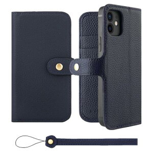 HANATORA iPhone12 P[X 蒠^ {v X}zP[X X}z X^h Xgbv t VNJ[tU[ Mtg xg }OlbgȂ lCr[ H0XB-12-Navy Mtg aMtg  