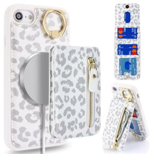 iPhone7 iPhone8 iPhoneSE 第2世代 第3世代 通用ケース 分離可 カードケース リング付きケース magsafe対応ケース マグセーフ アイホン7 リング iPhone8 カバー スマホケース アイフォンSE2 SE3 case 適用 iCov