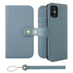 HANATORA iPhone12 P[X 蒠^ {v X}zP[X X}z X^h Xgbv t VNJ[tU[ Mtg xg }OlbgȂ u[O[ H0XB-12-BlueGray Mtg aMtg