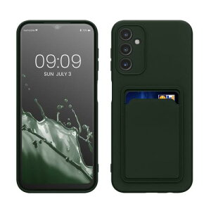 kwmobile �X�}�z�P�[�X Samsung Galaxy A14 5G�Ή� �P�[�X -�J�[�h�z���_�[�t�� �\�t�g TPU �V���R�� ���F
