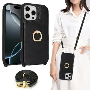 iPhone 16 Pro �P�[�X �V�����_�[ �����O�t�� �X�g���b�v�P�[�X �V�����_�[�P�[�X �|�V�F�b�g �A�C�t�H�� 16 �v�� �����O�t�� �J�o�[ �A�C�z�� 16 pro �X�}�z�P�[�X ��phone 16 pro �g�уJ�o�[ case �K�p