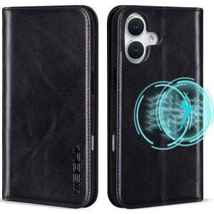 VISOUL iPhone16 Plus 対応ケース 手帳型 本革 MagSafe対応 レザーアイフォン16プラススマホケース アイフォン16 Plus カード収納 携帯ケース 全面保護 マグネット内蔵 耐衝撃に強いTPU素材カバー 6.7イ