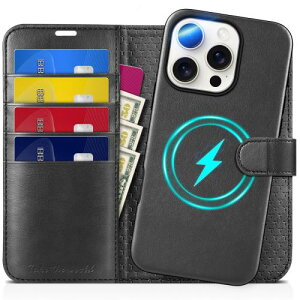 TUCCH iPhone 16 Pro Ή P[X 蒠^ 2 in 1  ACtH[16v蒠^P[X O\ [RFIDubLO] 4J[h|Pbgt uX^h@\ Ռz Sʕی PU 2024N