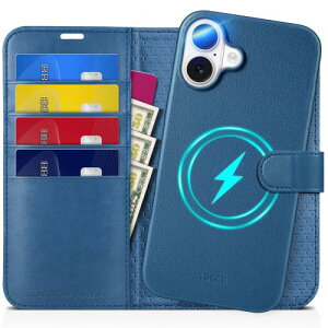 TUCCH iPhone 16 Plus Ή P[X 蒠^ 2 in 1  ACtH[16 vX蒠^P[X O\ [RFIDubLO] 4J[h|Pbgt uX^E